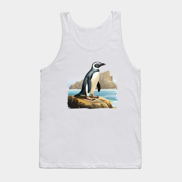 Galapagos Penguin Tank Top by zooleisurelife